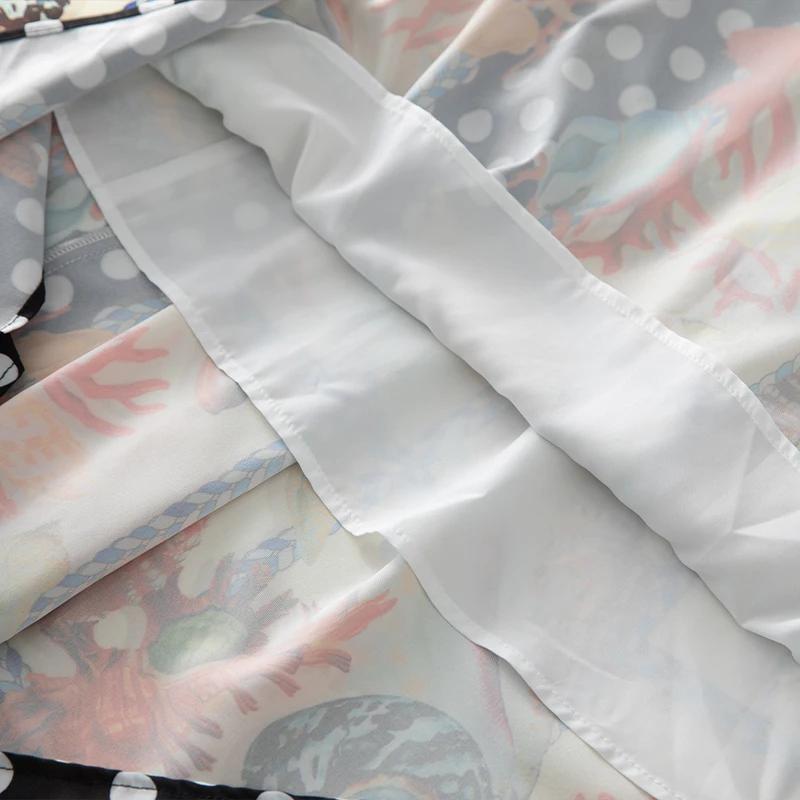 Robe trapèze à motif animal sous-marin pour femmes, mode élégante, fête romantique, design imprimé,