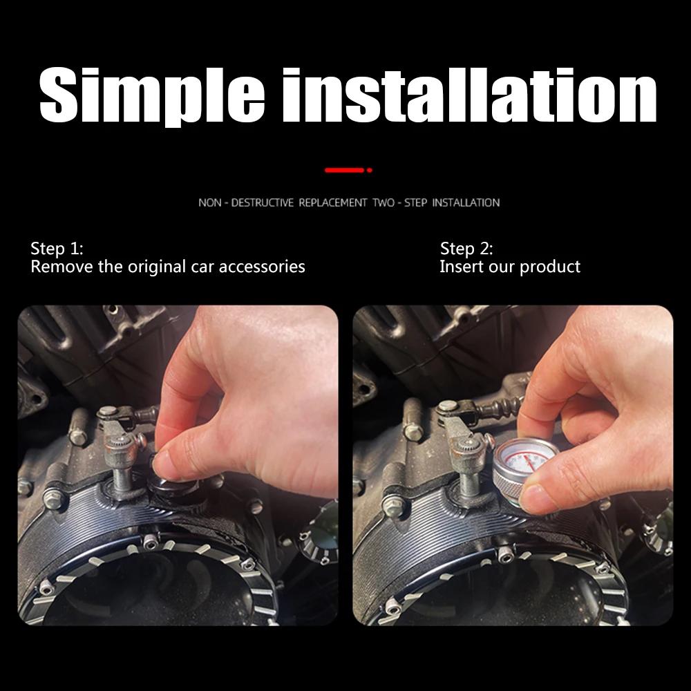 Jauge d'huile de moto M20x1.5, jauge de température d'huile, accessoires de jauge de température du