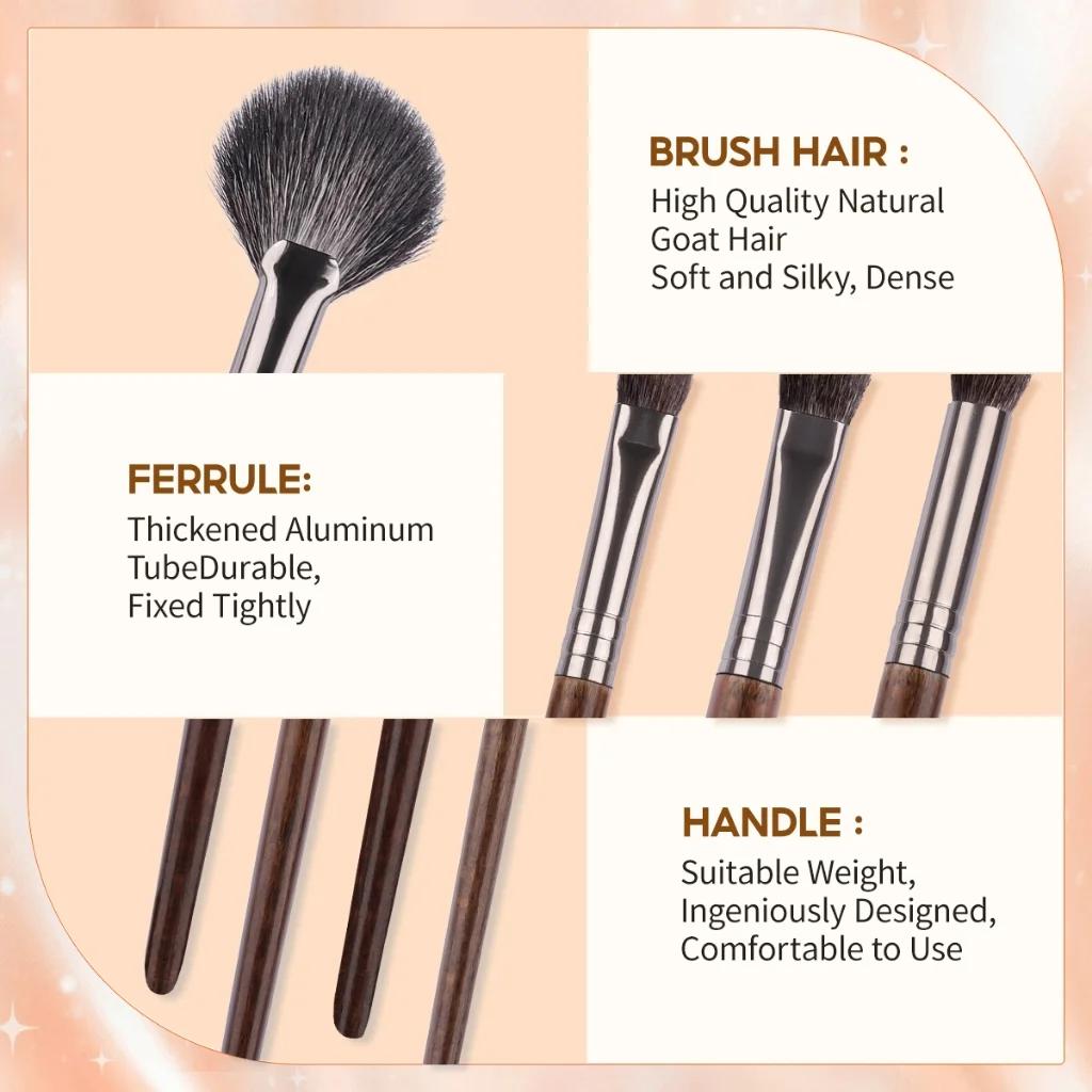 Ensemble de pinceaux de maquillage professionnels OVW 24 pièces adapté aux débutants