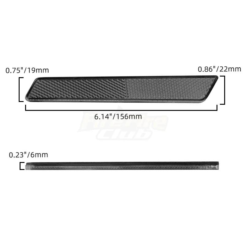 Couvercle de loquet de réflecteur de protection de sacoche de moto fumée ABS pour Harley Touring Roa