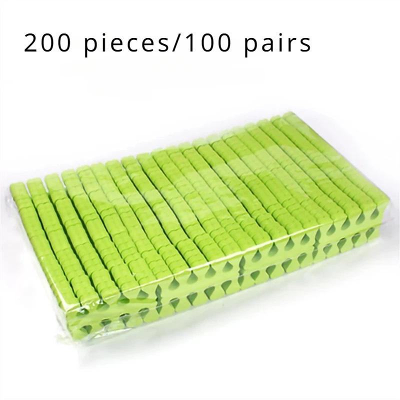Séparateurs d'orteils pour Nail Art, 100 à 200 pièces/paquet, éponge pour pieds, vernis Gel UV doux,