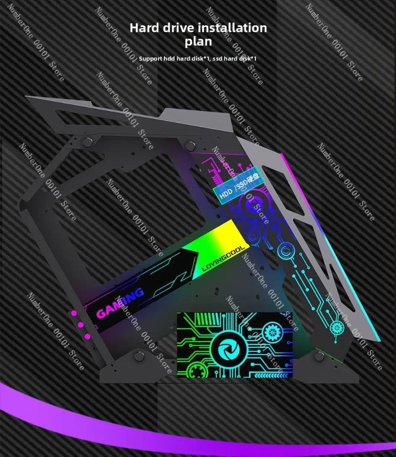 Châssis de bureau, châssis d'ordinateur e-sports, châssis de bureau pour jeux Internet café