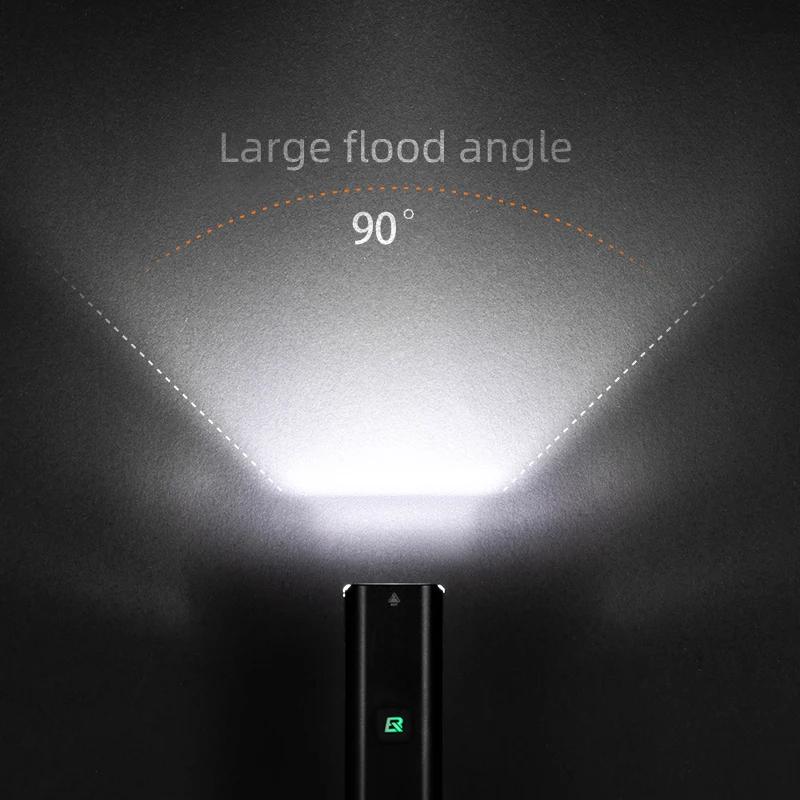 ROCKBROS vélo lumière 1000LM type-c charge vélo lumière avant lampe Rechargeable cyclisme phare alum