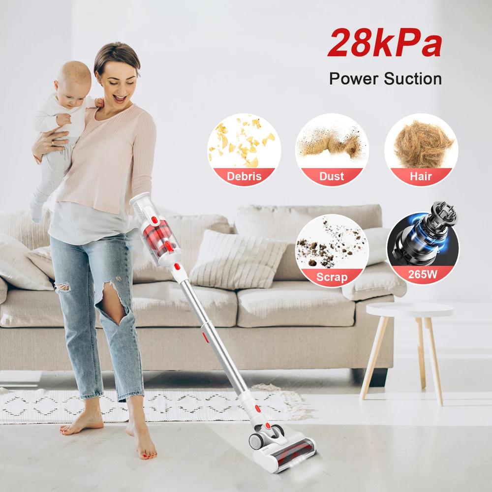 Wnkim-Aspirateur sans fil M10 avec écran LED intelligent, aspirateur 8 en 1 pour déterminer les poil