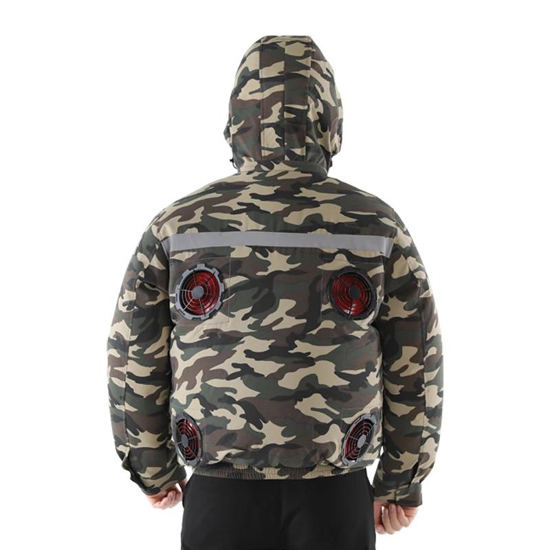 Nouveau décontracté ample refroidissement ventilateur électrique climatisation costume hommes chanti