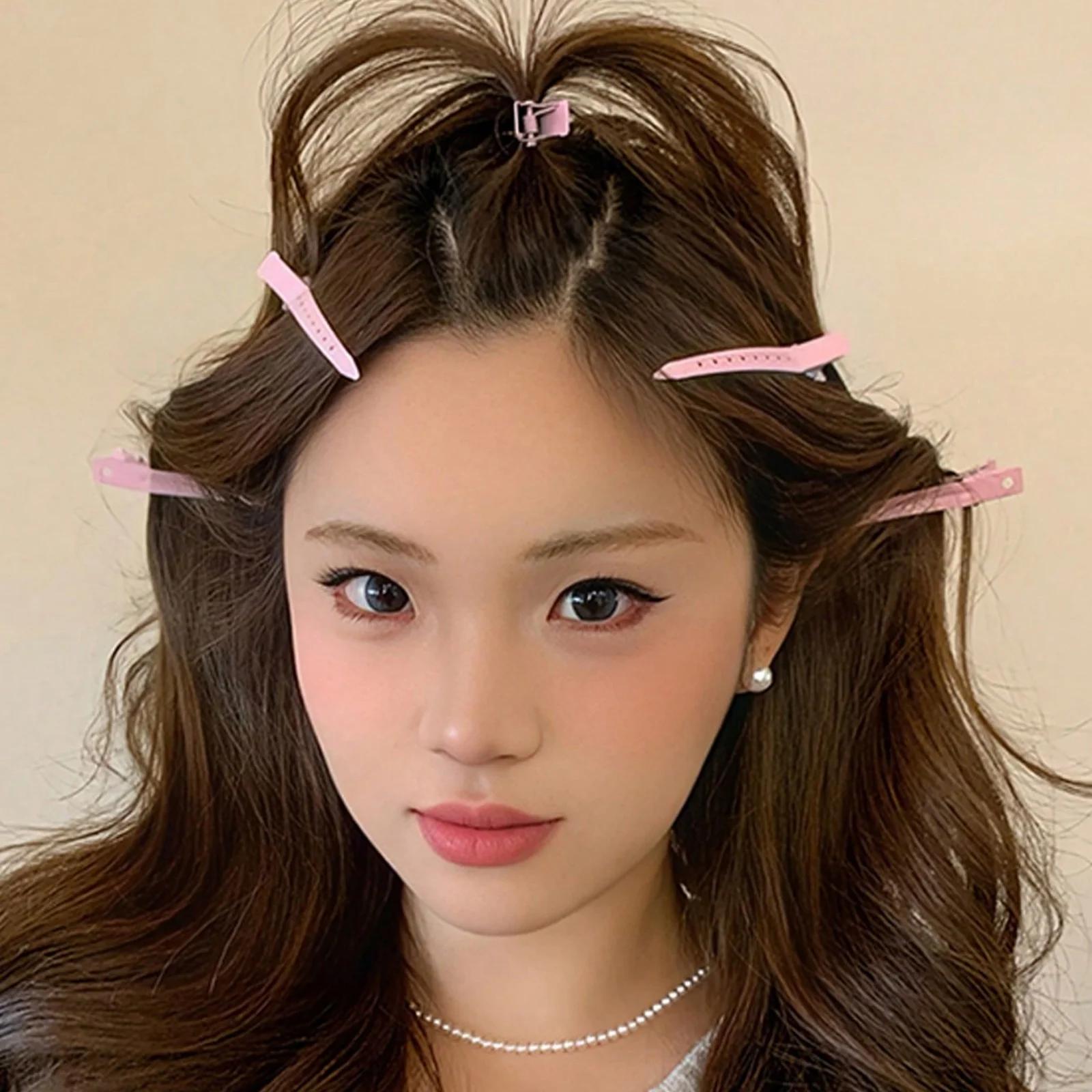 Pinces à cheveux en métal ajouré, 12 pièces, Style de rue minimaliste à la mode, matériau en alliage