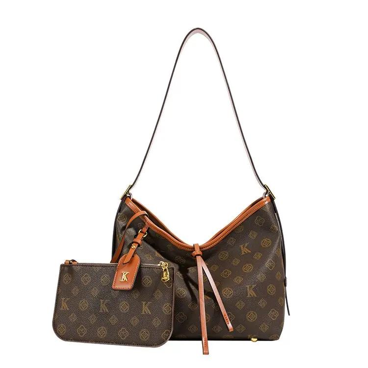 Sacs à langer tendance de couleur unie pour femmes, sac à bandoulière classique parisien, sac messag