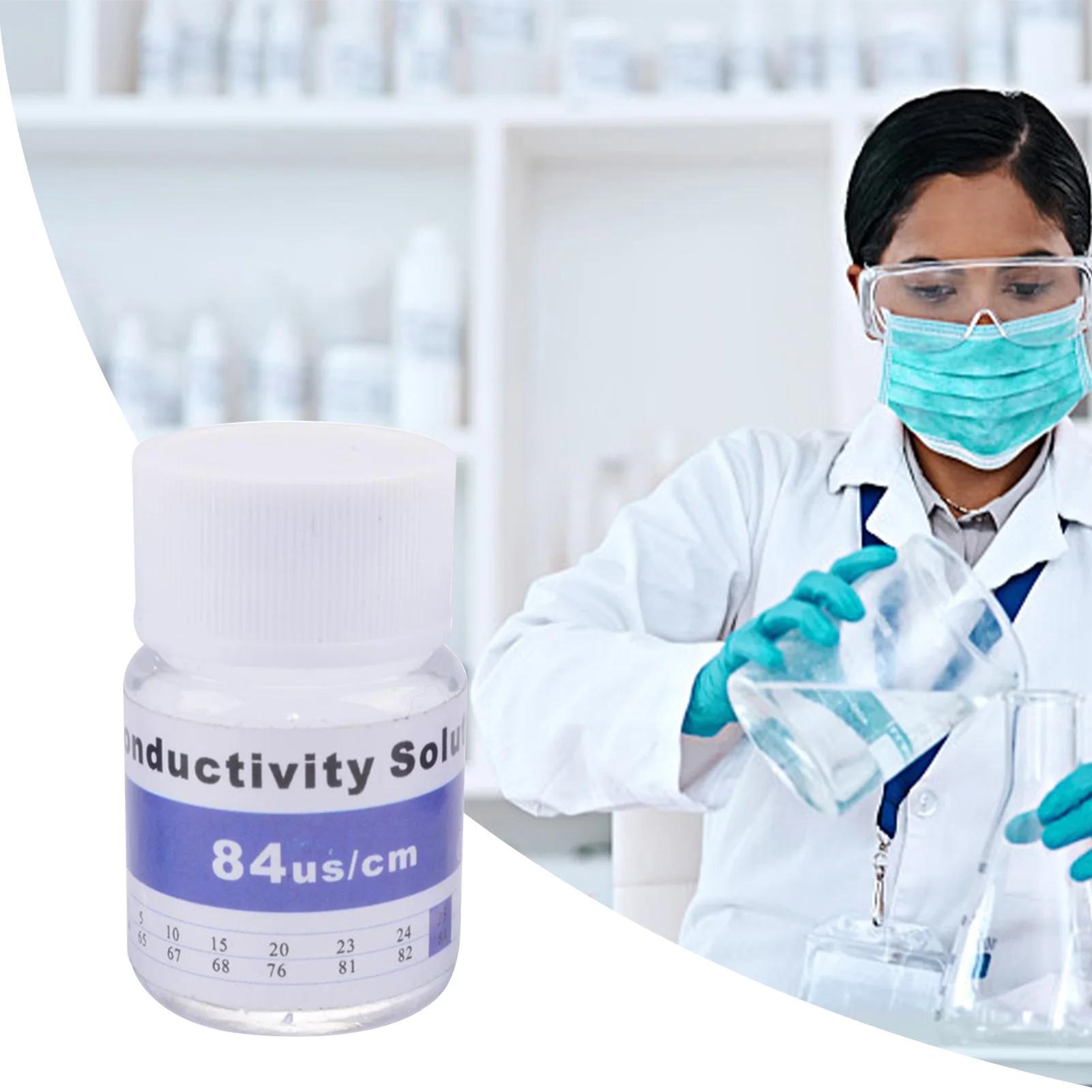 Solution d'étalonnage pour testeurs EC TDS, réutilisable, 25ml, aster us/cm, 1413us/cm, 12.88 ms/cm,