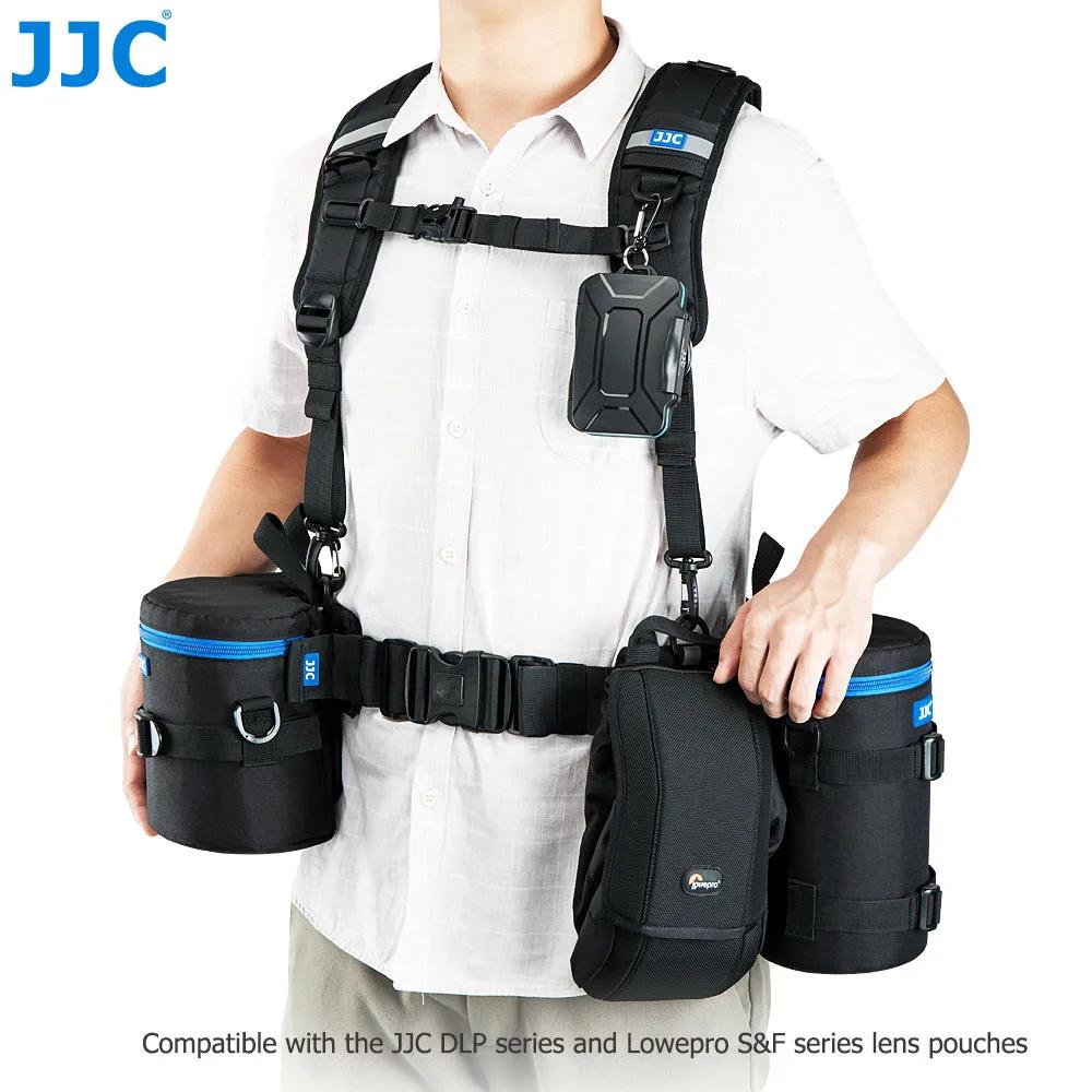 JJC – système de bandoulière pour photographie, gilet de poitrine, sangles de sécurité pour sac d'ob
