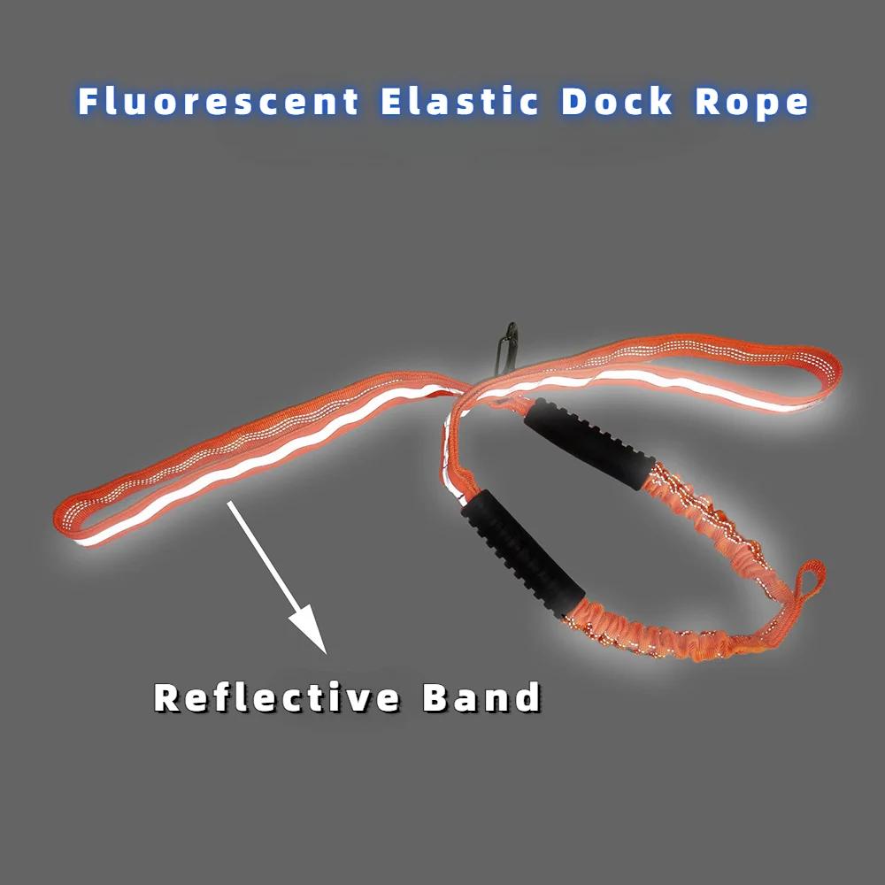 Lignes de quai corde Marine élastique cordons élastiques attaches de choc pour Kayak motomarine Jet