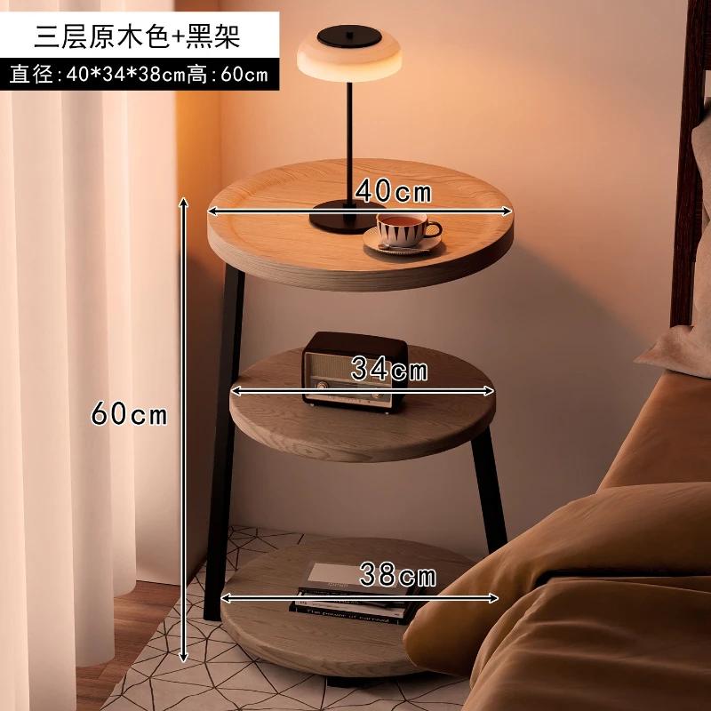 2025 table de chevet de style d'âge moyen, table d'appoint pour canapé, chambre à coucher, petit che