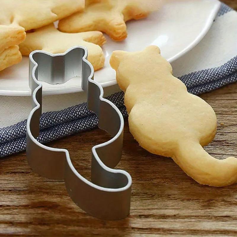 5 pièces/ensemble Animal chat emporte-pièce moule bricolage Biscuit moule biscuit timbres fraises us