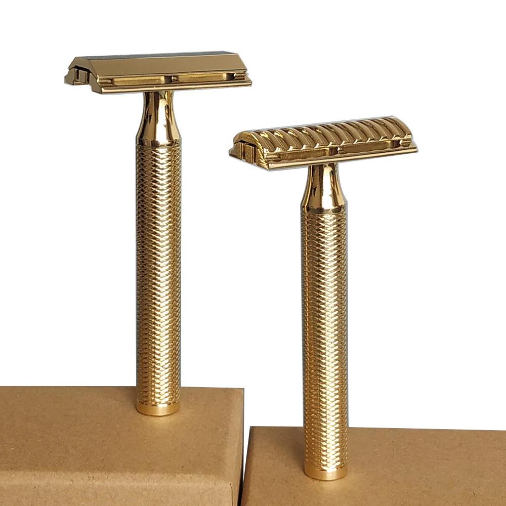 Rasoir de sécurité Dscosmetic CNC en laiton V92 V95 Double capuchon