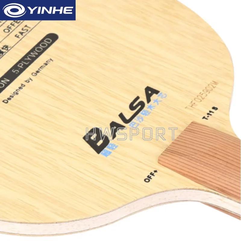 YINHE T11S lame de Tennis de Table lame de Ping-Pong Super légère 5 bois 2 carbone offensive 72g