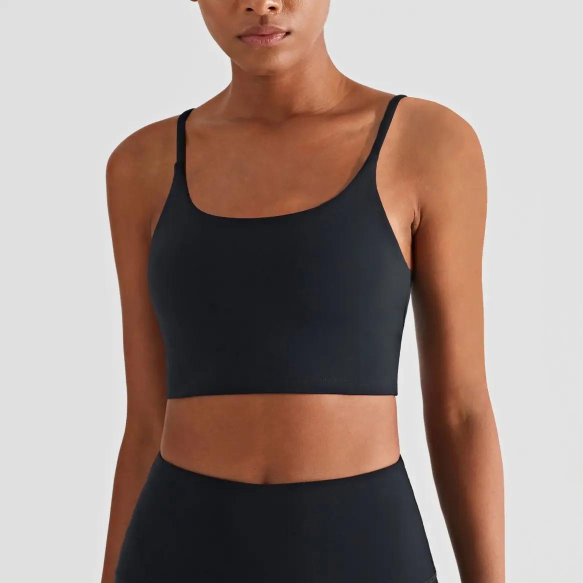 Soutien-gorge de sport pour femmes, Sexy, Yoga, soutien élevé, Impact, sous-vêtements de sport, cour