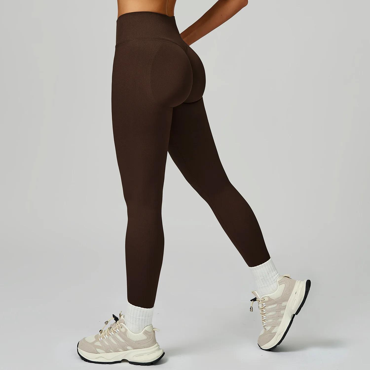 Pantalons de Yoga taille haute sans couture pour femmes, Leggings de Fitness, collants d'entraînemen