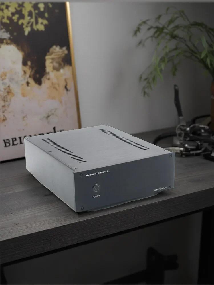 Boîtier d'amplificateur phono coloré, noir, tout châssis en aluminium, MM, SHURE, EAR834, ST2609