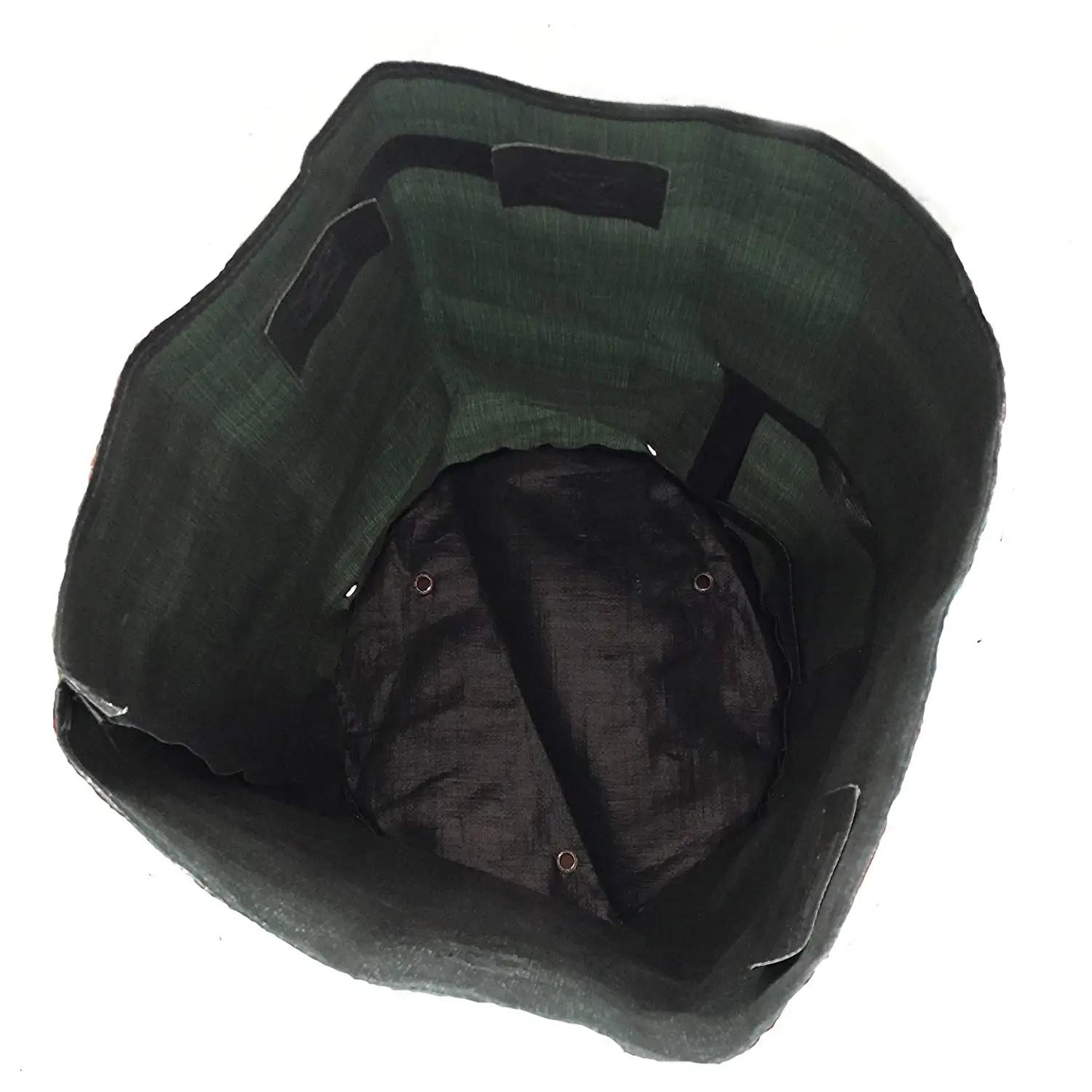 10 Gal. Sac de culture en matériau PE, bac à plantes avec rabat d'accès pour la récolte