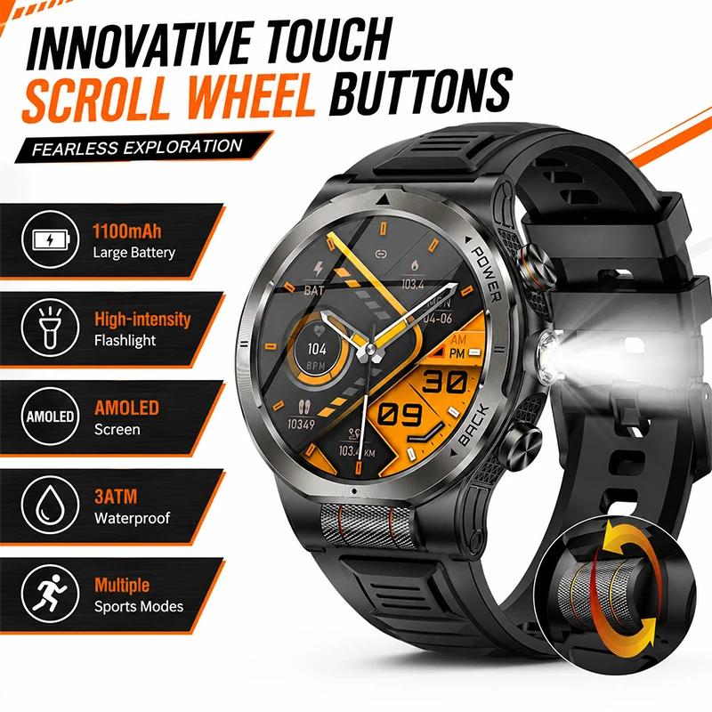 Montre de sport avec plus de 100 modes sportifs, étanche 3ATM, surveillance de la santé, surveillanc