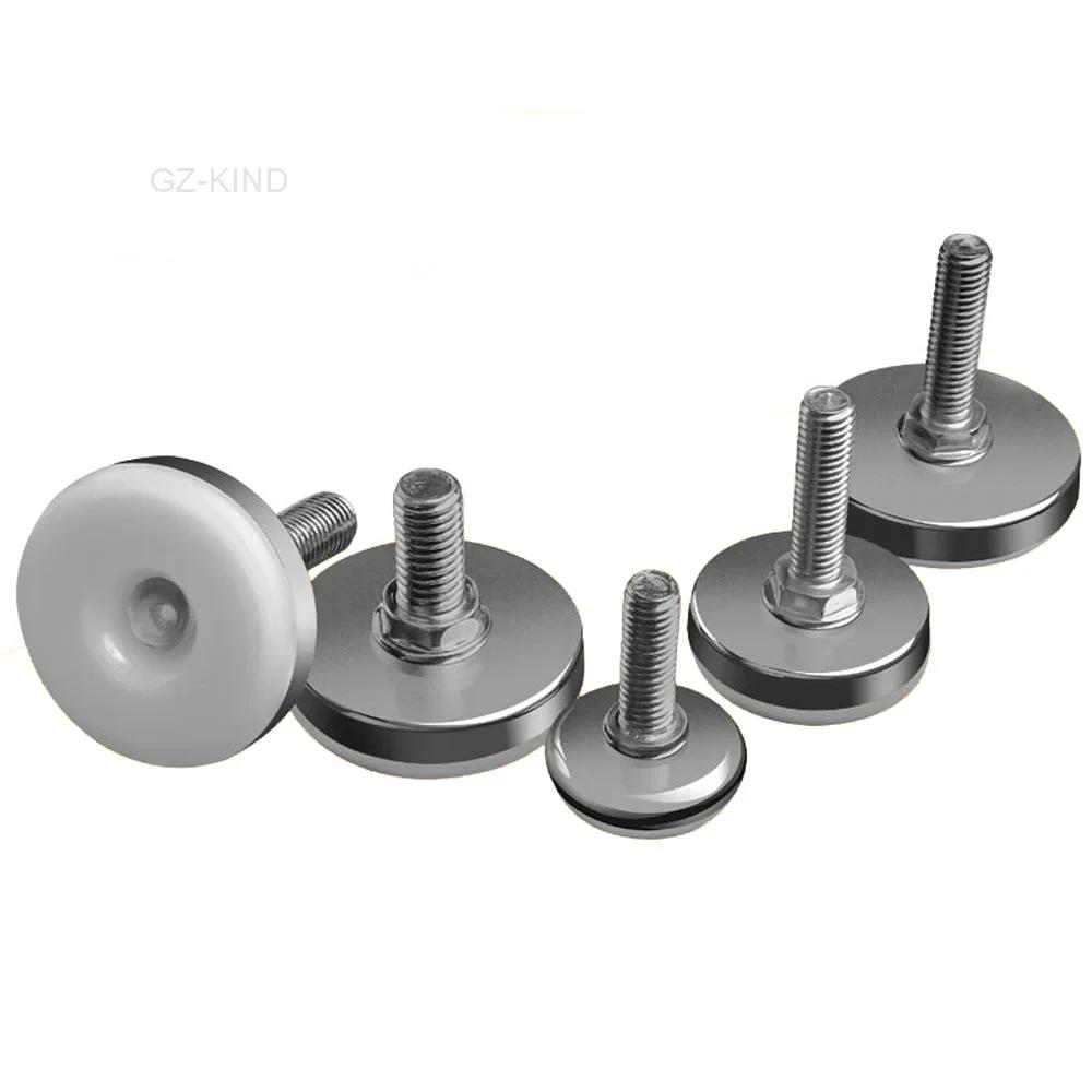 Base de pied de nivellement, M6, M8, M10, hauteur de vis réglable, diamètre 30 mm, 35 mm, 43 mm, 50