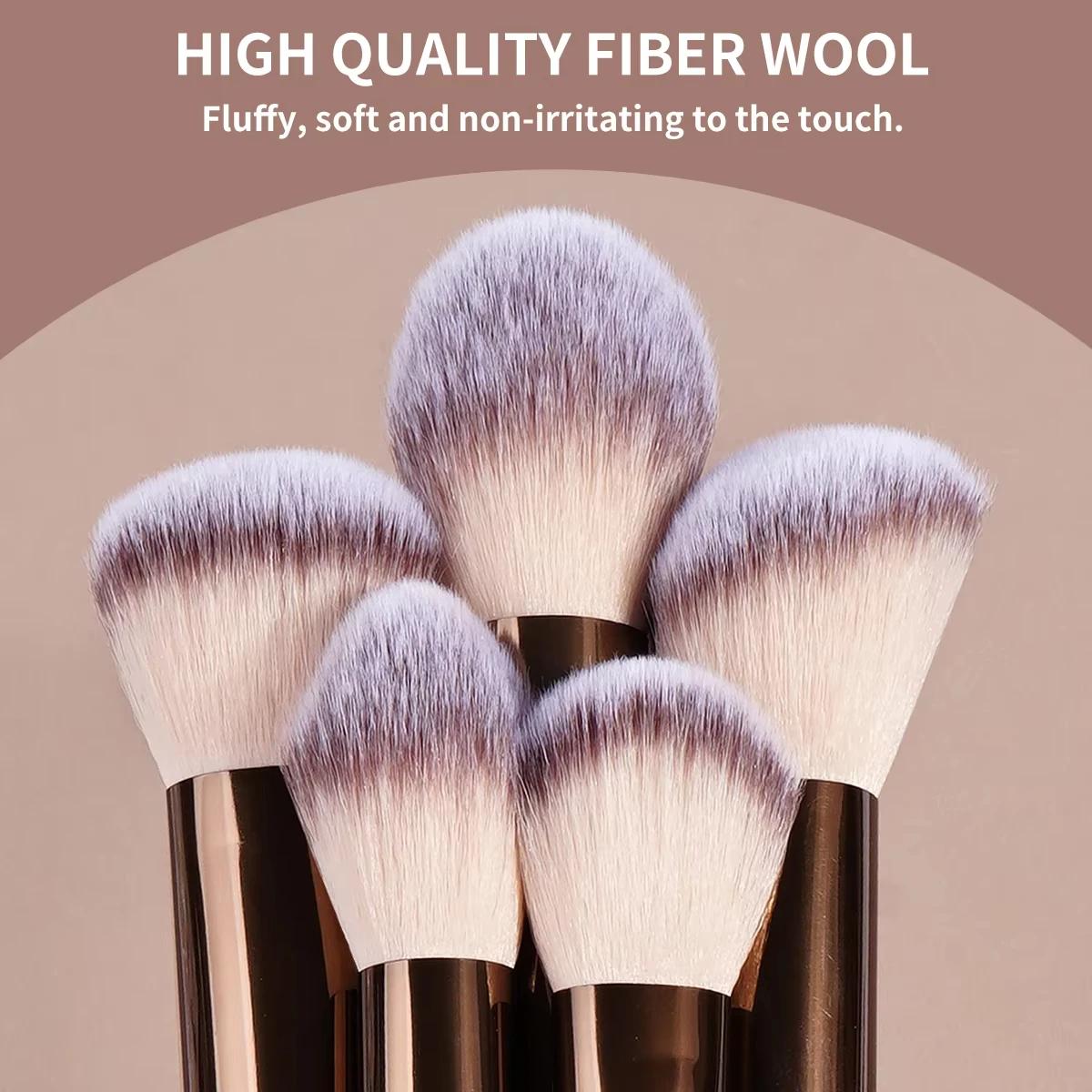 Ensemble de pinceaux de maquillage, 13 pièces, fond de teint, correcteur, poudre, fard à paupières,