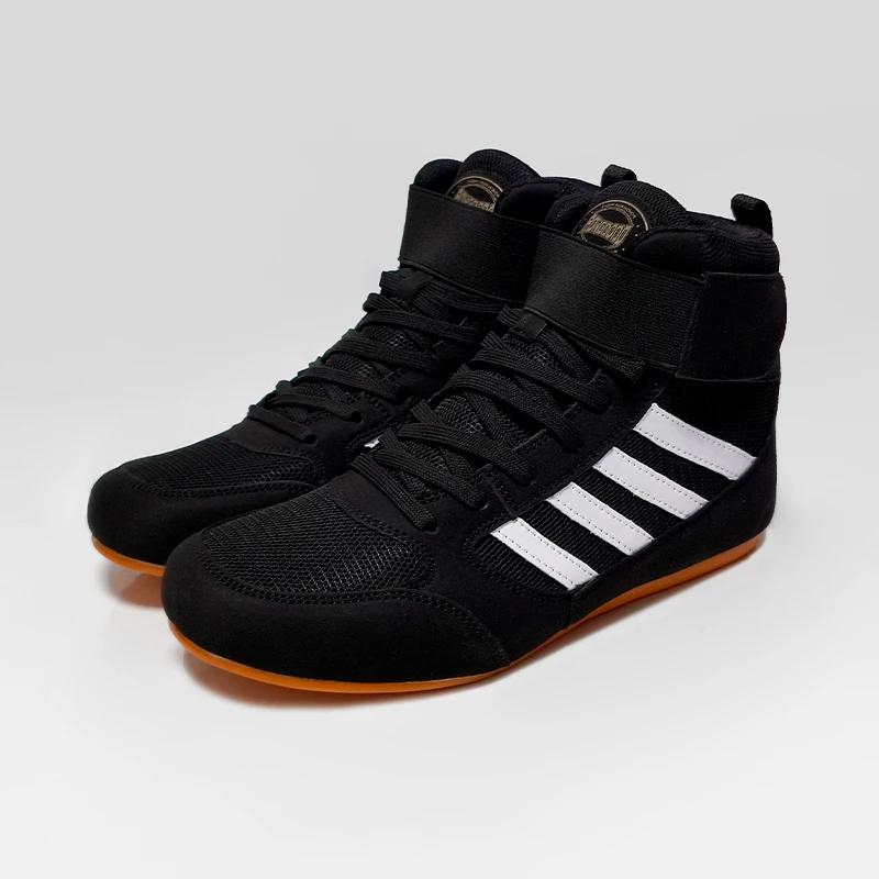 Bottes de lutte professionnelles, chaussures de boxe pour Couples, baskets antidérapantes pour homme