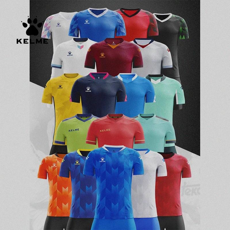 KELcloser-Maillot de Football Personnalisé pour Homme, Uniforme à Manches Courtes, pour Entraînement