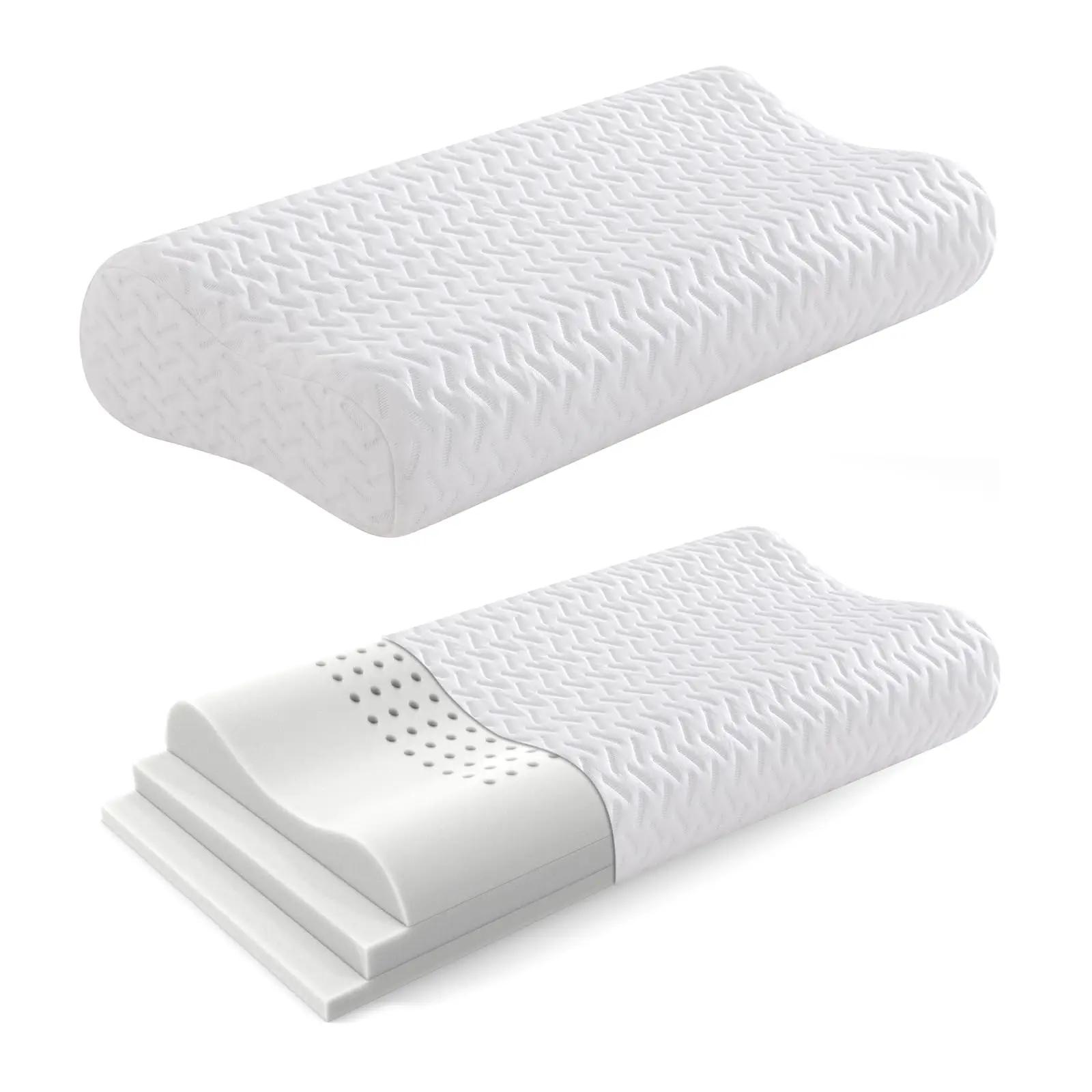Hcore-Oreiller en mousse à mémoire de forme Ergonom, 1 pièce, pour le cou, les instituts oto, contou