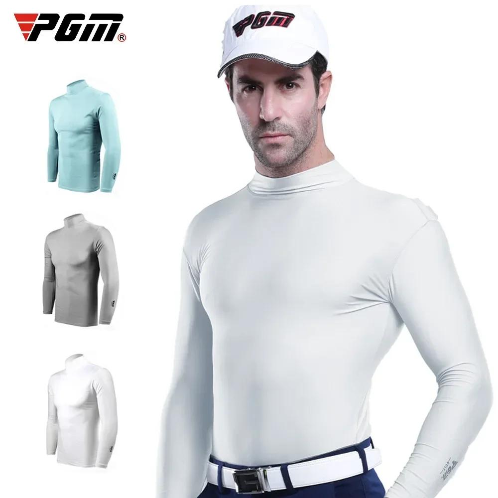 PGM – chemise de Golf pour hommes, sous-vêtements à manches longues, T-shirts en soie glacée rafraîc