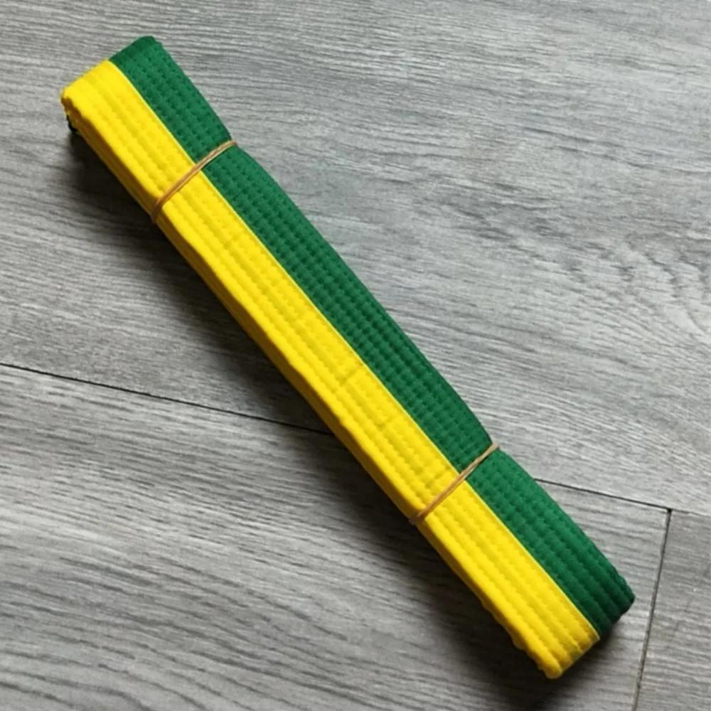 Ceinture de Taekwondo en coton, uniforme noir/rouge/vert/jaune, bandes Standard udo Jiu jitsu 2.2/2.