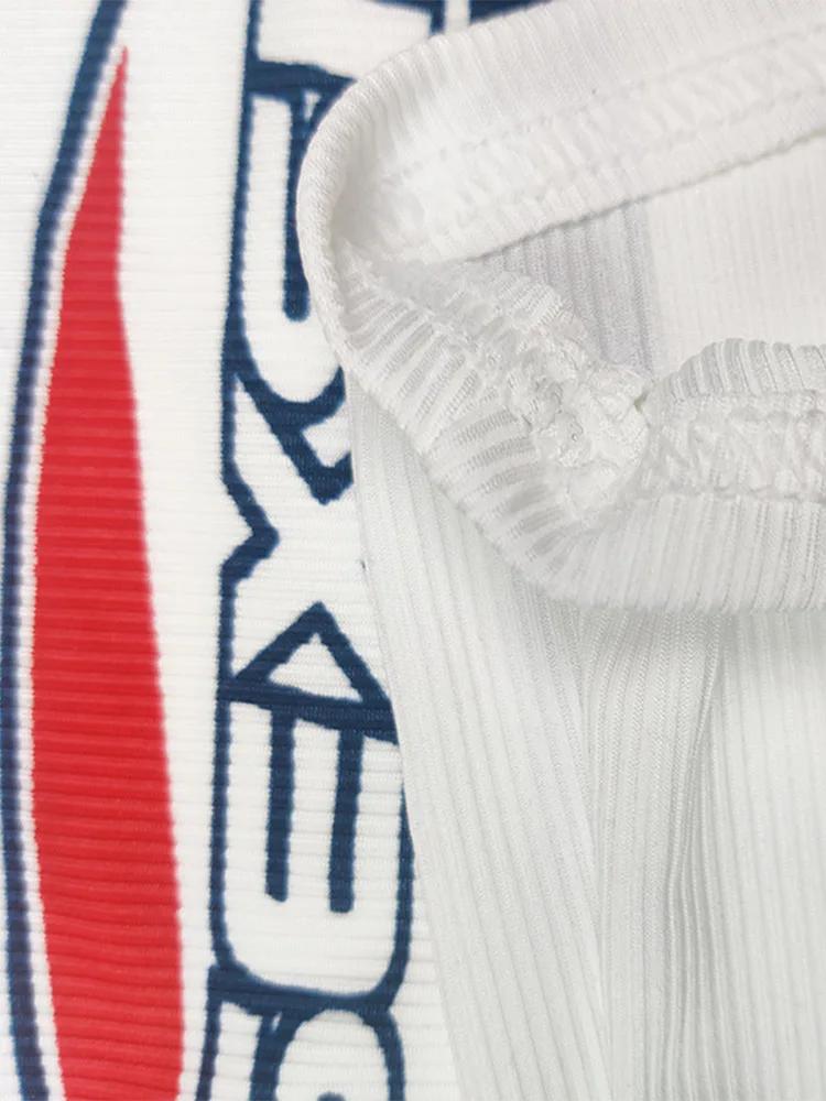 Y2K haute rue débardeurs blanc Coquett fines bretelles Gyaru hauts Acubi mode haut pour femme Sexy l