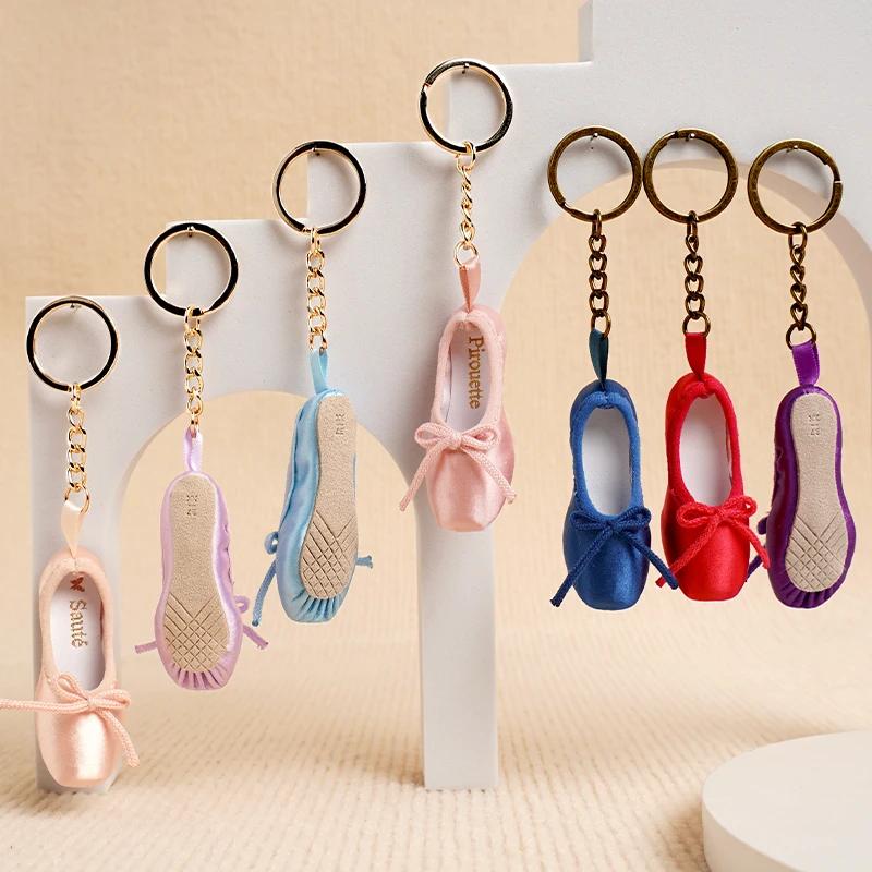 Porte-clés de chaussure de Ballet pour filles, décoration de pédant de chaussure pour femmes, sacs d
