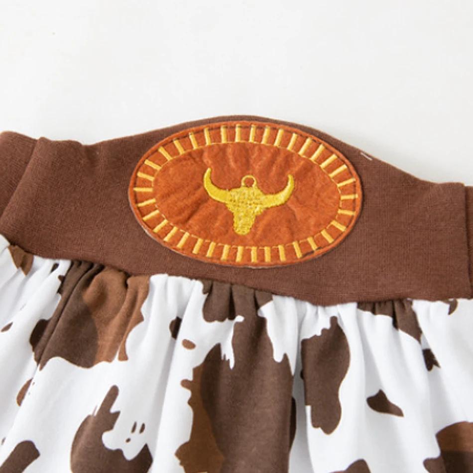 Ensemble de vêtements de cowgirl pour enfants, veste, jupe, chapeau, tenue de spectacle pour filles,