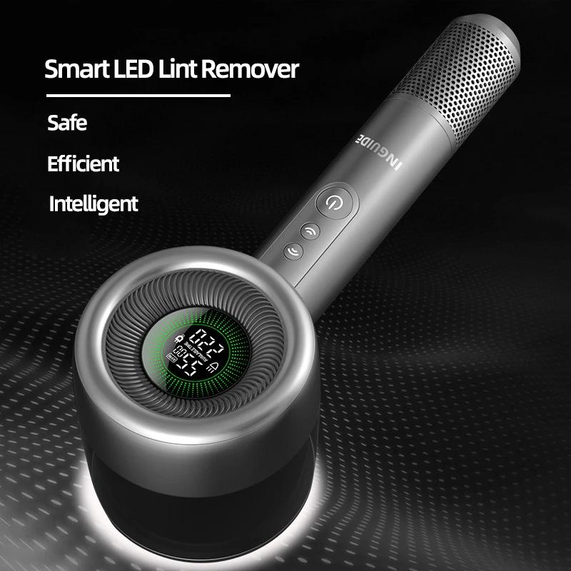 4000mAh Intelligent charpie dissolvant bobine Machine LCD 5 vitesses granulés LED éclairage boule de