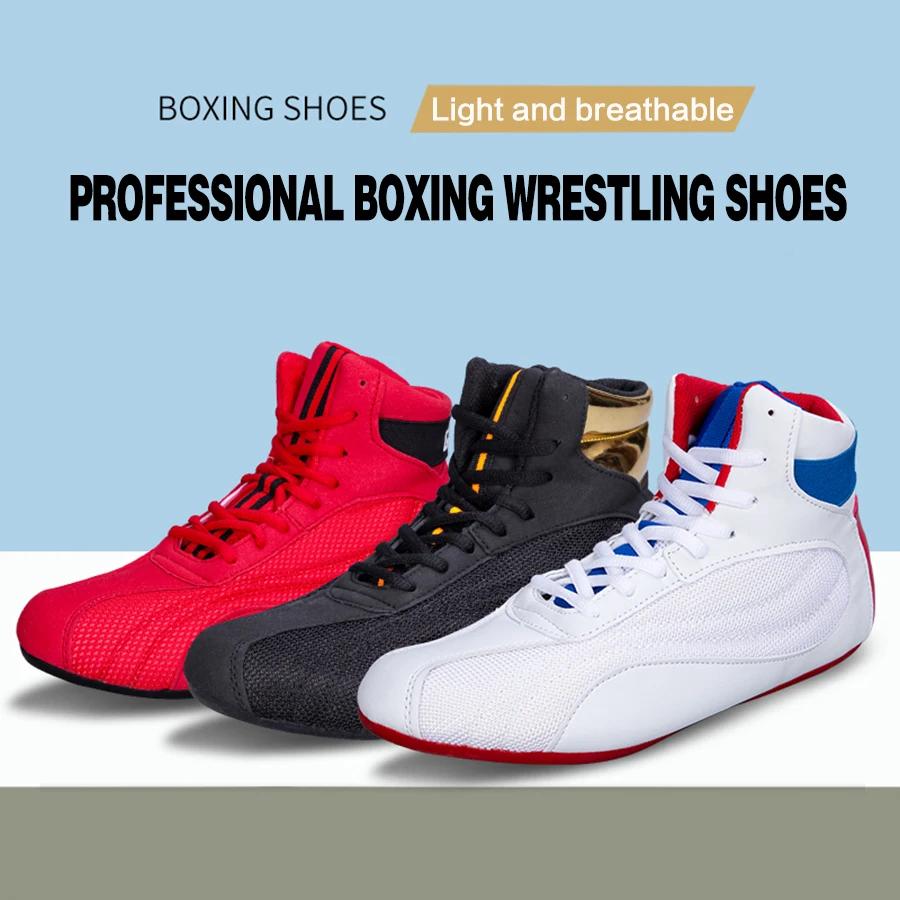 Chaussures de boxe Wagg homme femme - Chaussures entraînement force sanda adultes enfants
