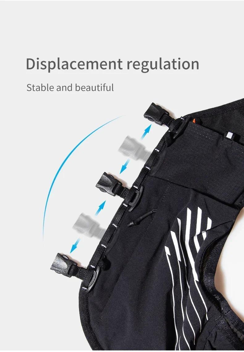 Sac à dos AONIJIE C9116 10L unisexe - Léger et hydratant pour course et randonnée tout-terrain