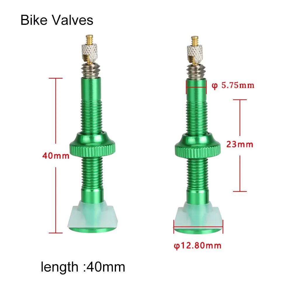 BOLANY 1 pièces Valve de vélo 40mm/60mm buse de vide de vélo de route pour vélo noyau de pneu Tubele
