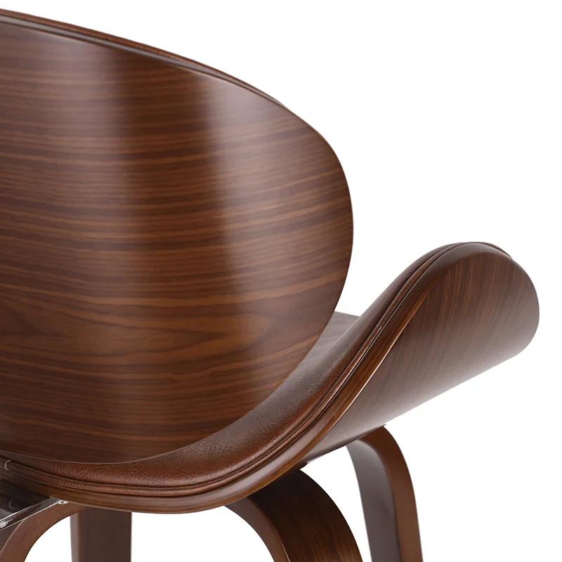 Tabouret de Bar à Comcussion Monté, 30 Pouces, Style Moderne du Milieu du Siècle, Brochure + CRACK