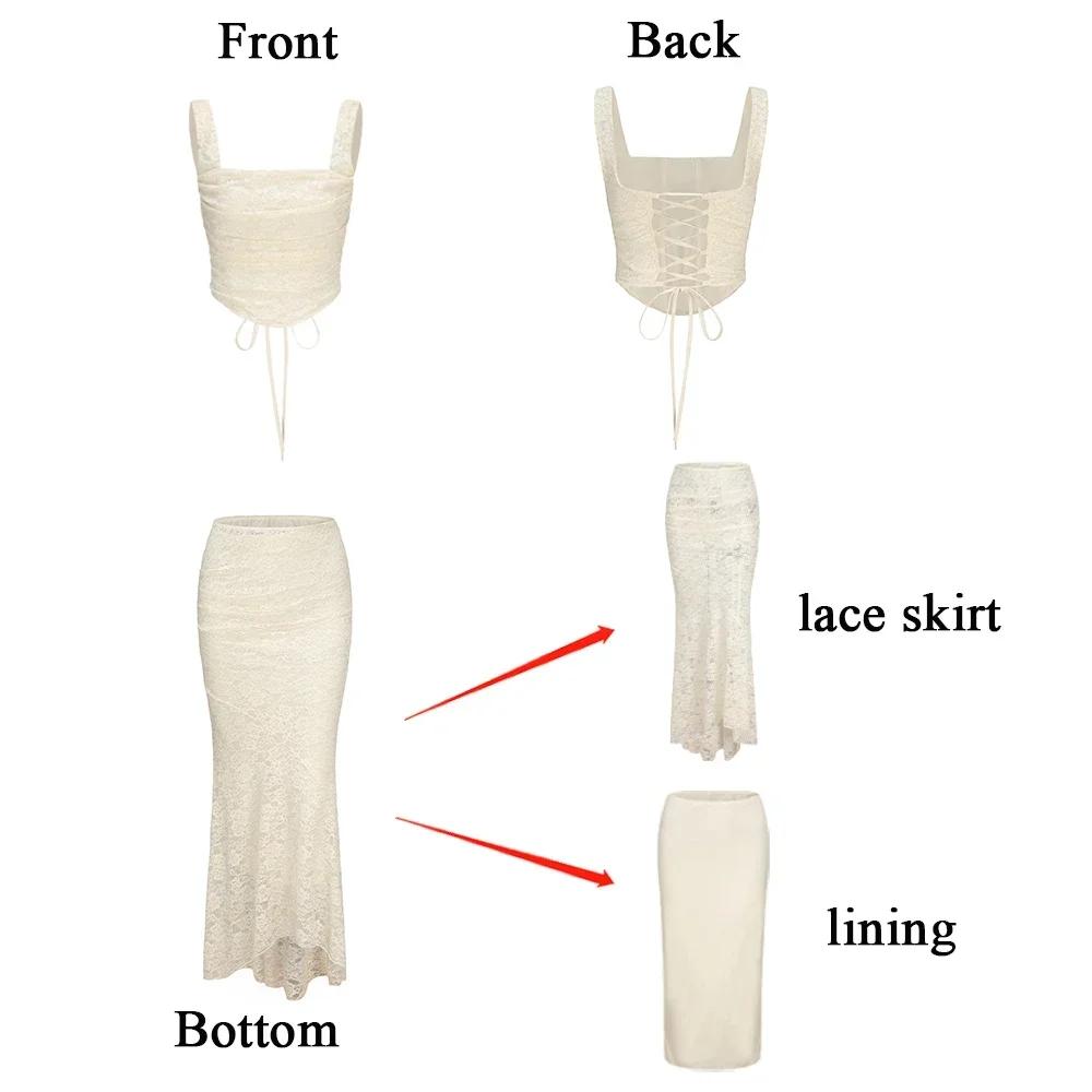 Placage Mingxi-Ensemble haut court et jupe pour femme, robes d'invité de mariage, tenues formelles é
