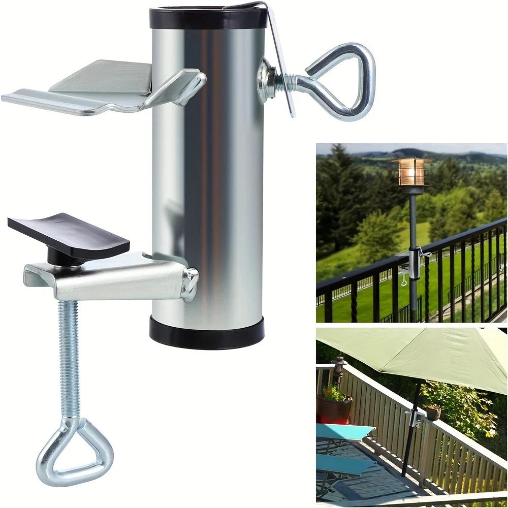 Pince parapluie pour terrasse extérieure, banc de terrasse, cadre partenaire, balustrade, bateau, po