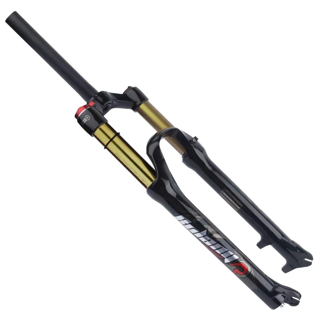 Bolany fourche de vélo vtt résilience de l'air alliage de magnésium amortisseur suspension droite co