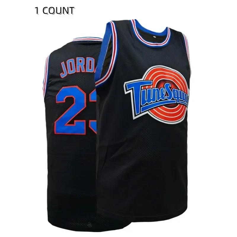 Maillot de basket-ball brodé rétro pour hommes, coupe ample, respirant, gilet de sport, débardeur po