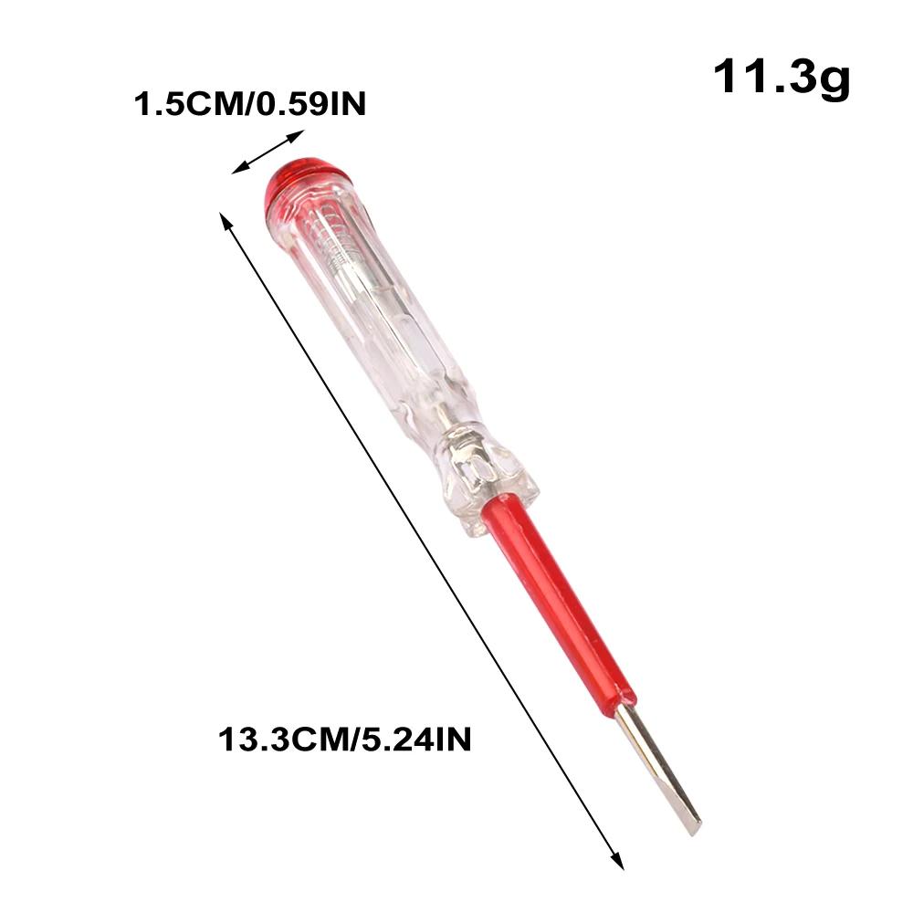 Stylo de test portable sans contact, tournevis plat, outil à main électrique, testeur de tension LED