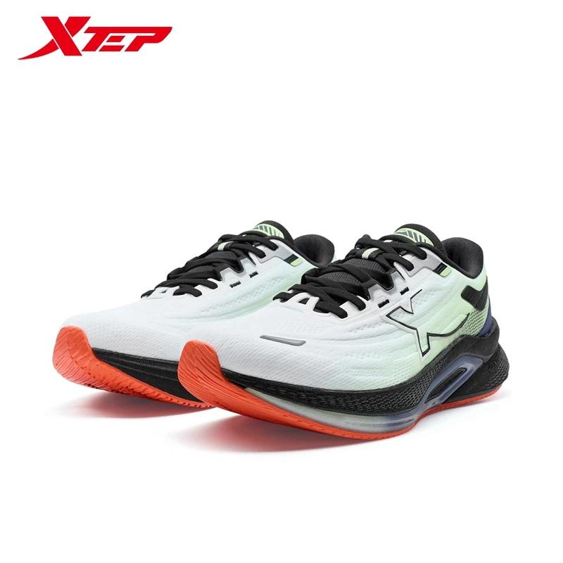 Xtep Tancheng-Chaussures de course professionnelles pour hommes, baskets en maille respirante, absor