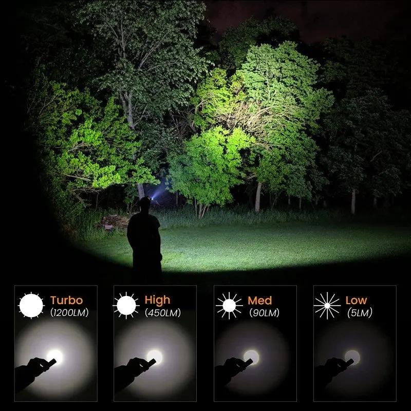 Sofirn-Lampe de sauna LED éventuelles 40, XPL sous strada 18650 Type C, lampe de poche aste 18350 av