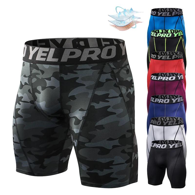 Short de Compression pour hommes, Fitness, course à pied, entraînement, Sport, serré, respirant, séc