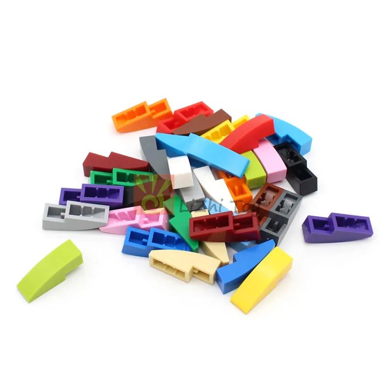 20 pièces MOC Compatible avec l'assemblage de particules 50950 pente incurvée 3x1 blocs de construct