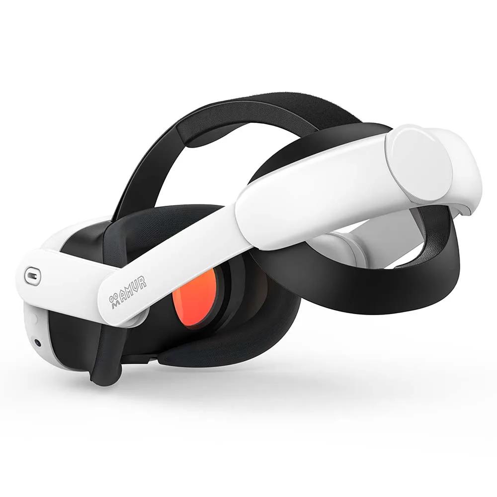 AMVR sangle de tête confortable pour Quest 3S/3 VR casque bandeau chapeaux sangle Elite légère