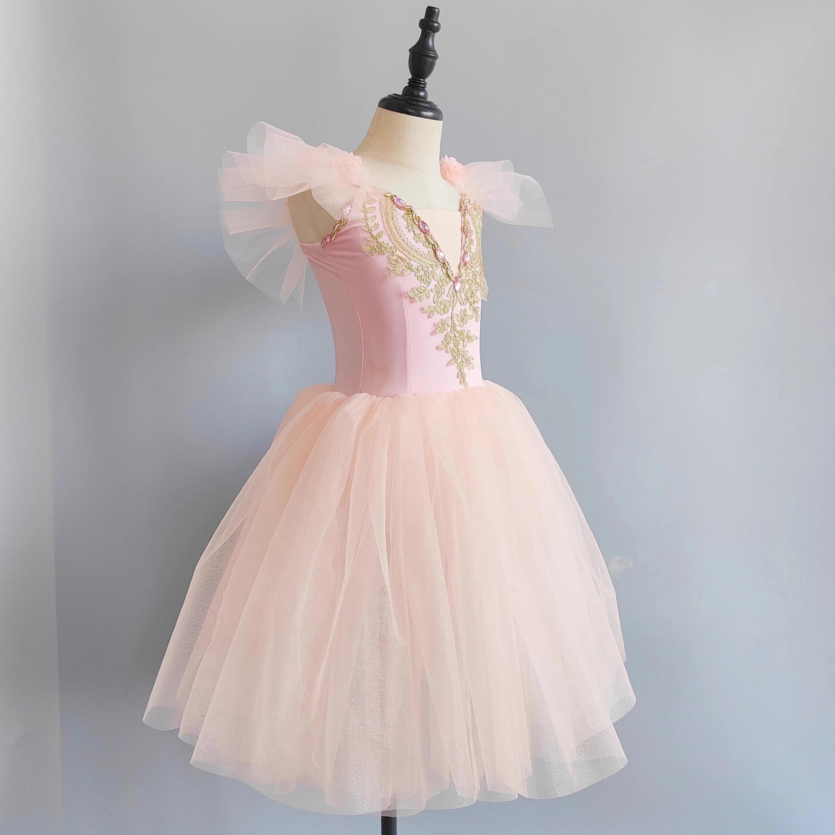 Jupe de Ballet pour filles, Costume de Ballet professionnel pour enfants, jupe TUTU de spectacle, ju
