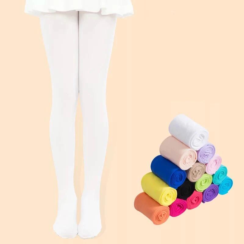 Printemps automne couleur bonbon enfant collants Ballet danse collants pour princesse filles étudian